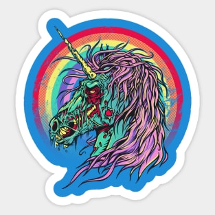 Zombie Unicorn Sticker